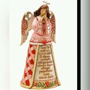 Jim Shore angel LOVE NEVER FAILS 💕